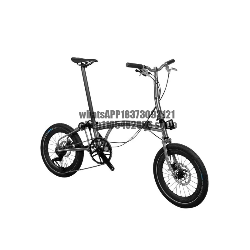 18 Inch Titanium Alloy Folding - Cycling Commute Speed recension och pris