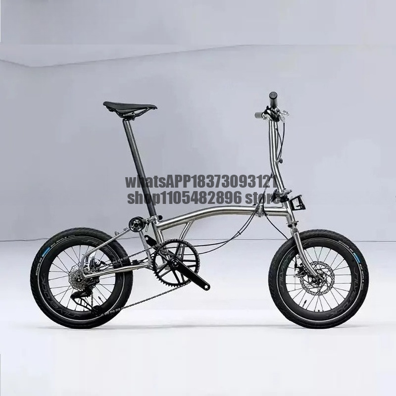 18 Inch Titanium Alloy Folding - Cycling Commute Speed recension och pris