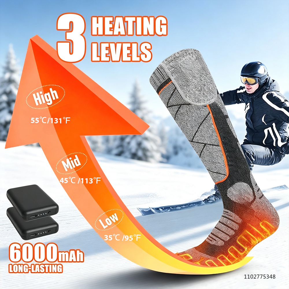 Heated Socks 6000mAh Rechargea - Cycling To Work recension och pris