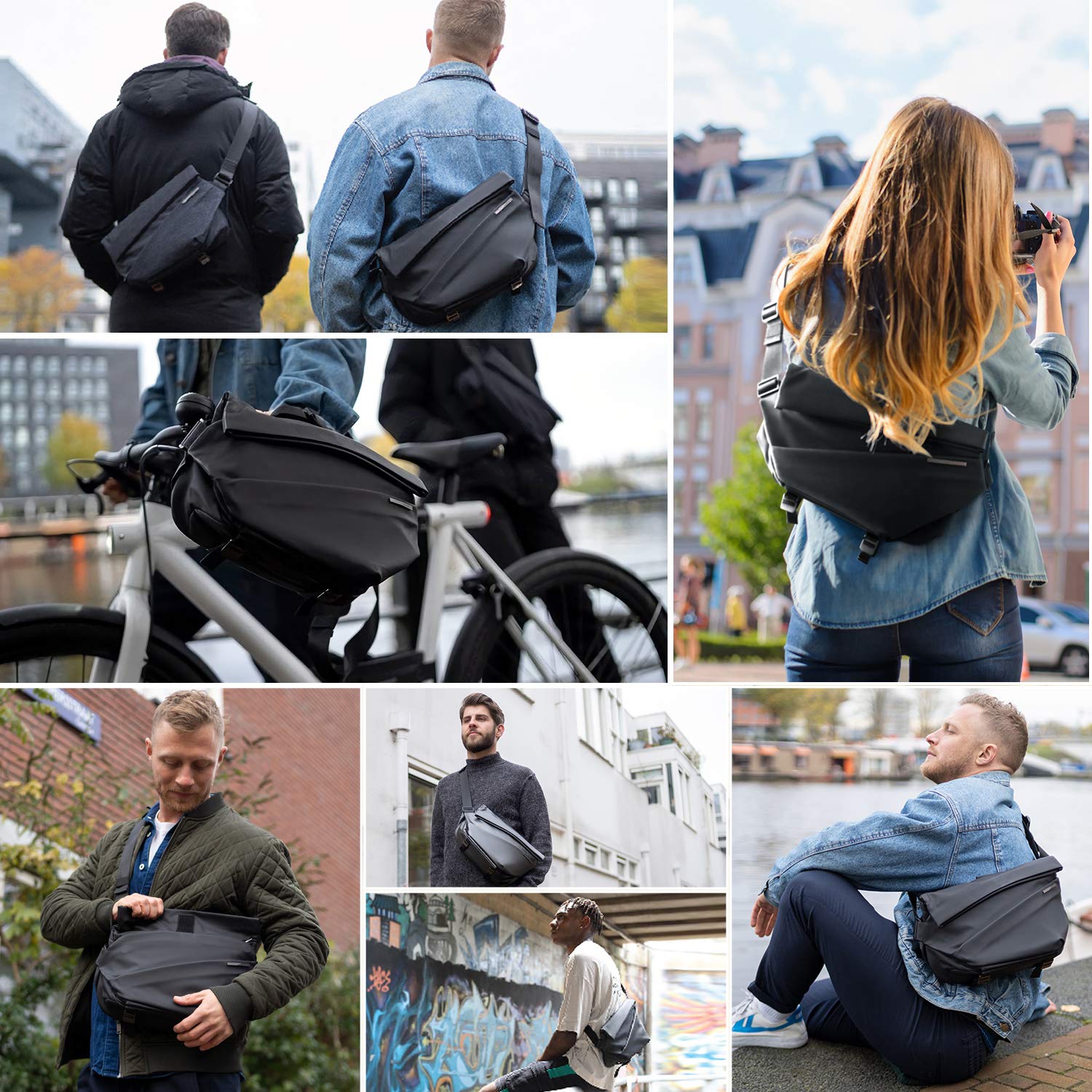 Large Anti-Theft Crossbody Bag - Cycling To Work recension och pris