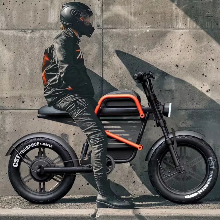60V 20Ah WideTire Electric Mot - Commuting With Road Bike recension och pris