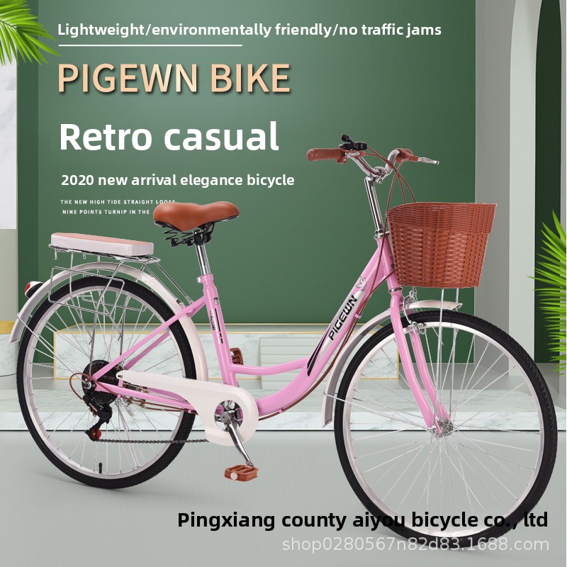 24/26 Inch Vintage Lightweight - Cycling Commute Speed recension och pris