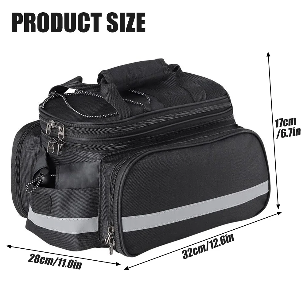Bicycle Trunk Bag 27L Bicycle  - Cycling Commute Rain recension och pris