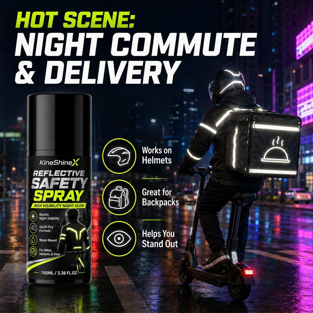 Night Reflective Safety Spray  - Cycling Commute Gear recension och pris